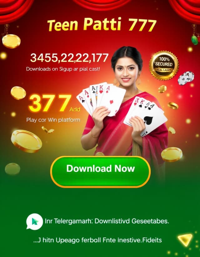 Teen Patti 777 Banner